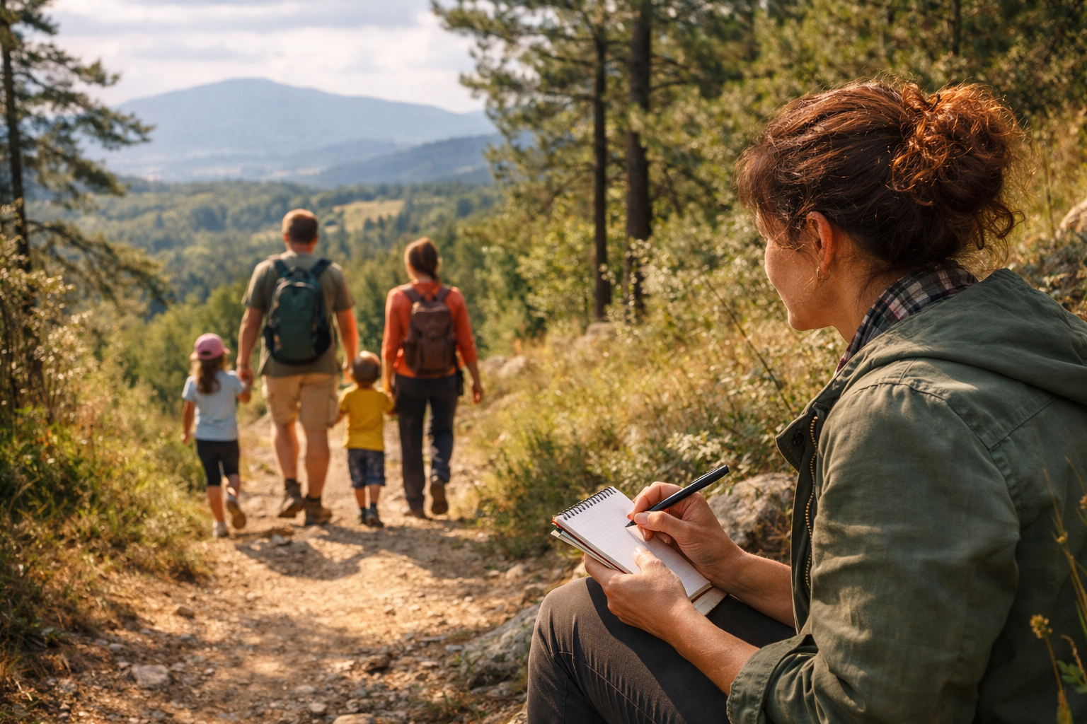 Observación terapéutica de la dinámica familiar en la naturaleza - Sendas Familiares