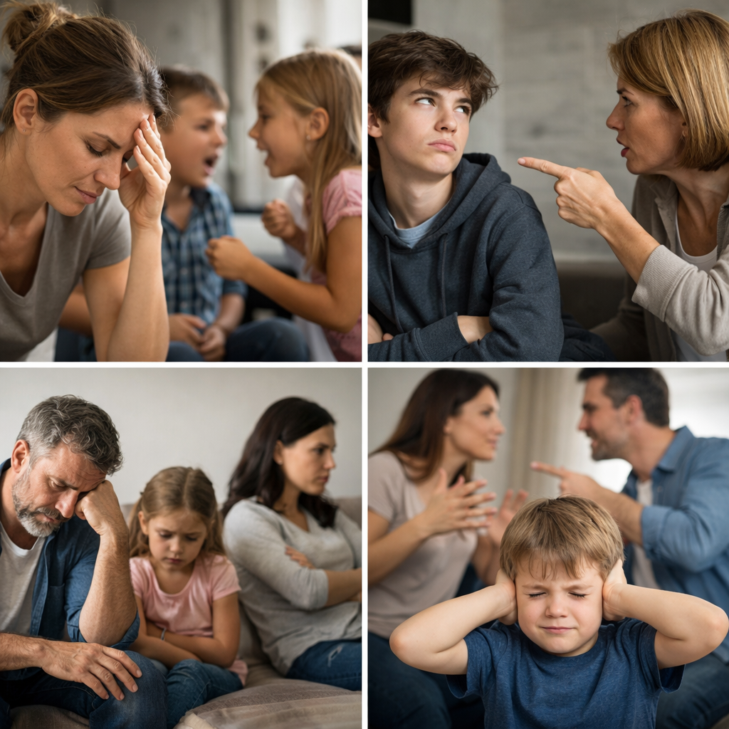 Conflictos familiares, tensión con adolescentes y desgaste emocional en la convivencia